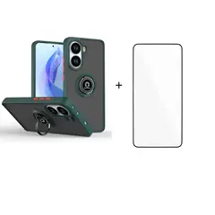 SPACE - CASE AHUMADO XIAOMI POCO X7 PRO - VERDE + MICA DE VIDRIO