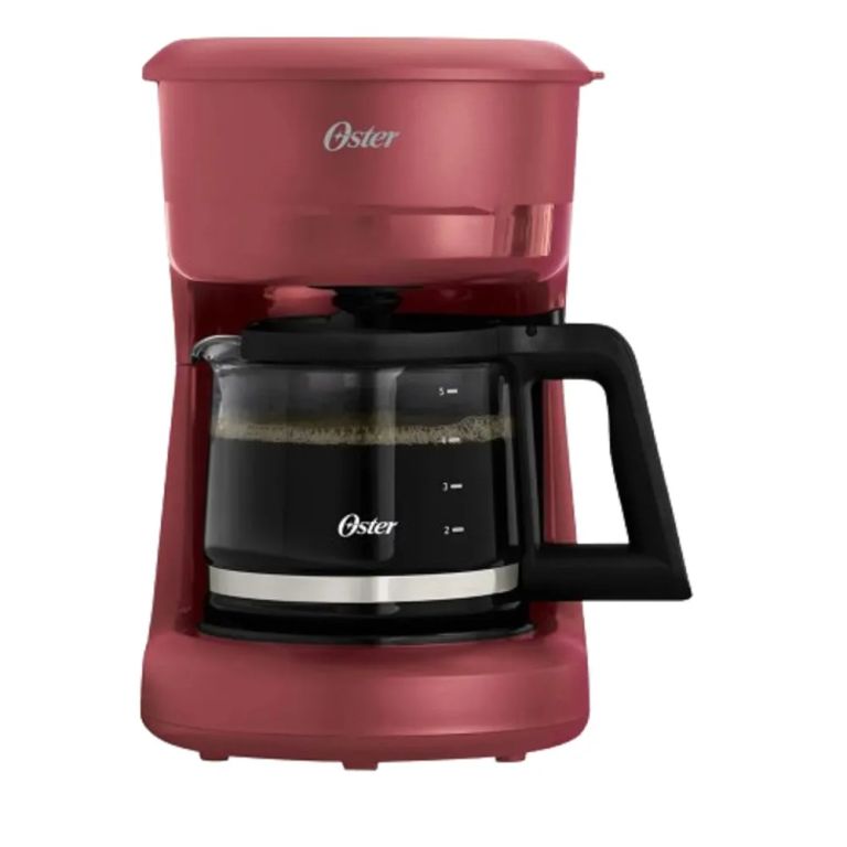 Cafetera 5 Tazas con Filtro Reutilizable BVSTDCS51R Rojo