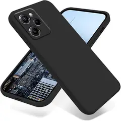 GENERICO - Case Protector para Xiaomi Poco X5 Pro Silicona Negro