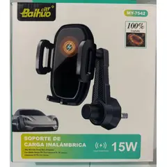 GENERICO - HOLDER CARGADOR INALAMBRICO PARA AUTO