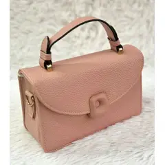 GENERICO - CROSSBODY BOLSO DE MANO CARTERA MORRAL DE FIESTA Y NOCHE PALO ROSA