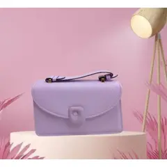 GENERICO - CROSSBODY BOLSO DE MANO CARTERA MORRAL DE FIESTA Y NOCHE LILA