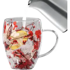 GENERICO - Decorativa Y Creativa Taza flores secas 350 ml