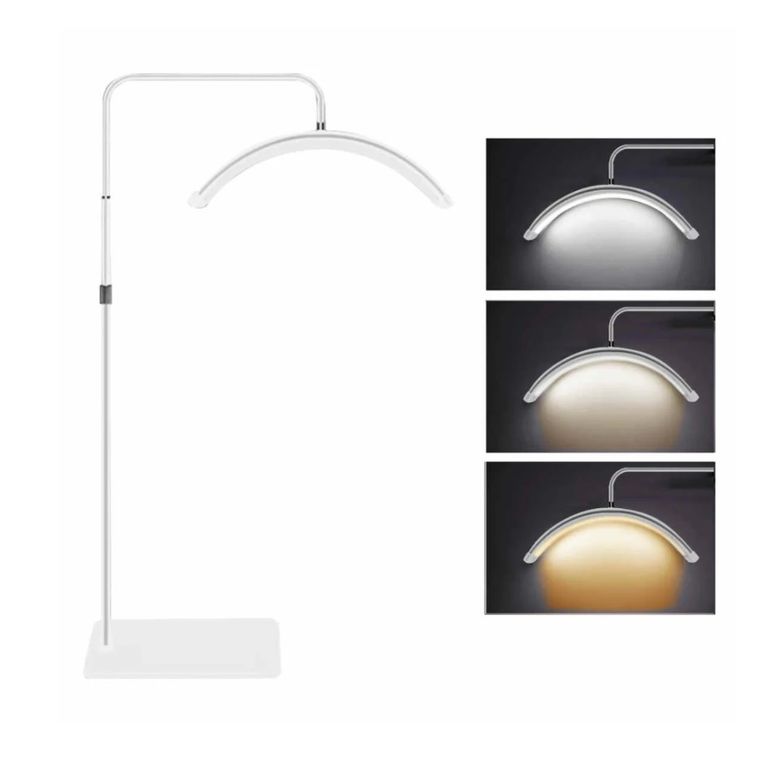 Lampara Lashista Media Luna Led para Camilla Salon Spa masaje