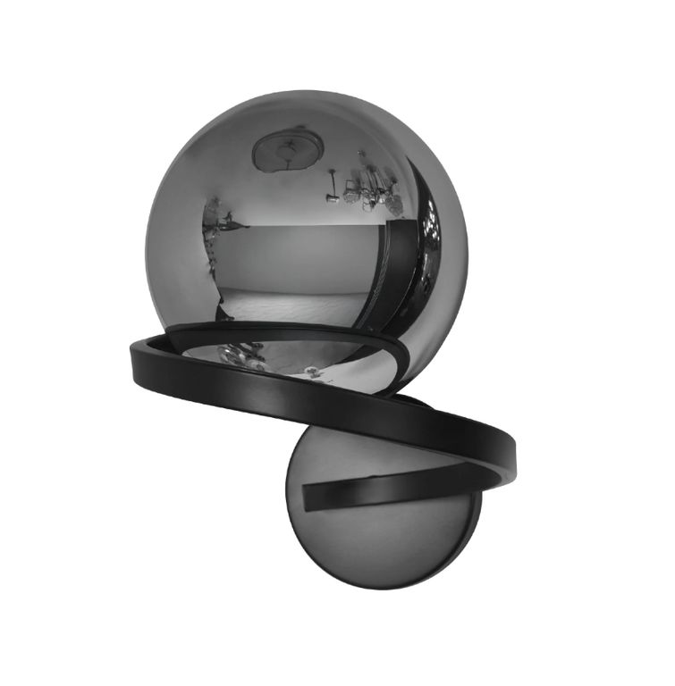 Aplique Roma Black Led