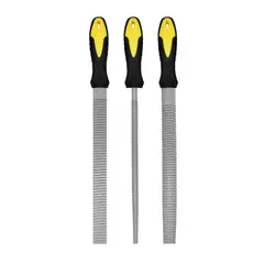 KAMASA - Juego de limas escofinas 10 3pzs goma