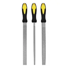 KAMASA - Juego de limas escofinas 10 3pzs goma