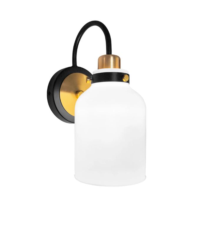 Aplique Brandon Gold-Black Led