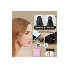 GENERICO - Mini Cepillo Alisador Recargable Portable con Pantalla Led Control