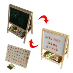 GENERICO - Pizarra Doble Con Caballete Para Niños