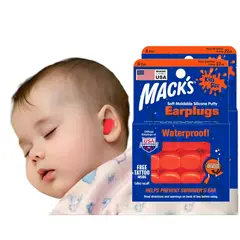 GENERICO - Tapones De Silicona Moldeable Para Bebés y Niños 24ud- MACKS