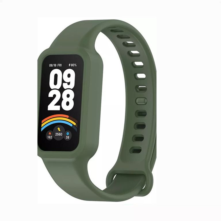 Correa Silicona Para Xiaomi Band 9 Active - Verde