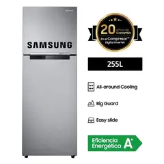 SAMSUNG - Refrigeradora All Around Cooling 255Lt Plata RT25FARADS8