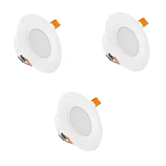 EVOLITE - Pack 3 Octogonal led 15w empotrado CALIDO