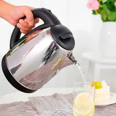 GENERICO - Hervidor De Agua Inalámbrico 2 Litros Plateado