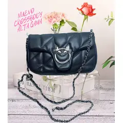 GENERICO - CROSSBODY BOLSO DE MANO CARTERA MORRAL DE FIESTA Y NOCHE NEGRO