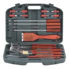 U BUY - Kit De Herramientas Para Asado 18 Piezas Con Maleta