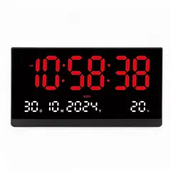 GENERICO - Reloj de Pared Digital Grande de 48x26cm