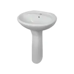 FRATELLI - LAVATORIO + PEDESTAL SELENE BLANCO