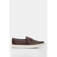 VELEZ - Vélez Mocasines Deportivos De Cuero Hombre Vintage Café