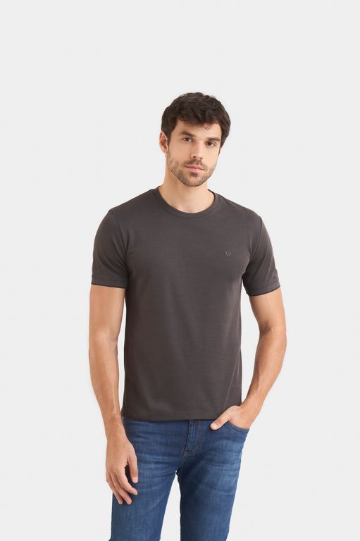 Vélez Polo Micropima Arizona Hombre Semi Ajustada Negro