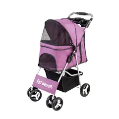 GENERICO - Pet Driver Coche De 4 Ruedas Morado...