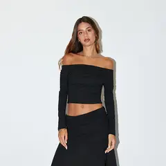 LUVARO - Top Strapless Fruncido