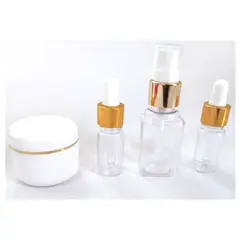 OEM - FRASCOS SKIN CARE PEQUEÑOS PARA VIAJE 4 PIEZAS