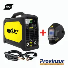 ESAB - Maquina de Soldar ROGUE ES245i 200 Amperios + Careta Fotosensible