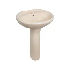 FRATELLI - LAVATORIO 20 " + PEDESTAL 67" BONE