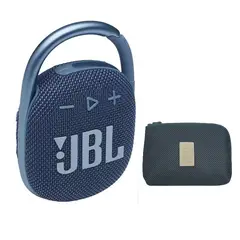 JBL - Parlante Bluetooth Clip 4 Azul y Estuchen
