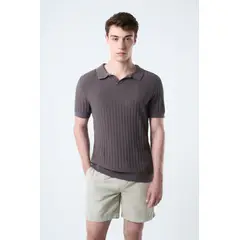 VELEZ - Vélez Bermuda Marfil En Lino Hombre Silueta Amplia Arena