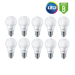 PHILIPS - Foco led 13W ecohome / pack 10 unidades