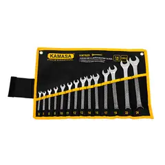 KAMASA - Juego de Llaves Mixta 14 Pcs 6-24Mm Cr-V KM7629