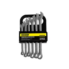 KAMASA - Juego de Llaves Mixta 6 Pcs 8-14Mm Cr-V KM7625
