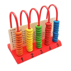 GENERICO - Abaco Didactico De Madera x5