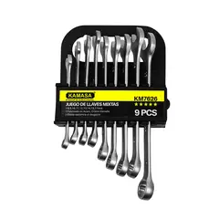 KAMASA - Juego de Llaves Mixta 9Pcs 8-17Mm Cr-V KM7626