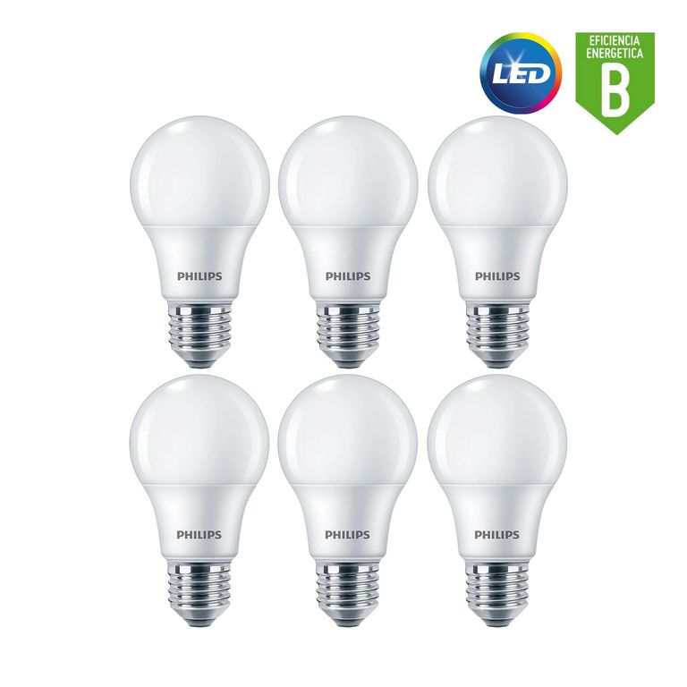 Foco led 6W ecohome / pack 6 unidades