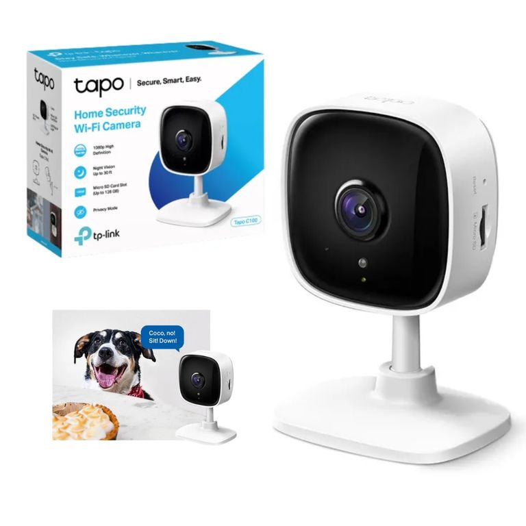 Camara de Seguridad Wi-fi 1080p Full HD interior fija TAPO C100