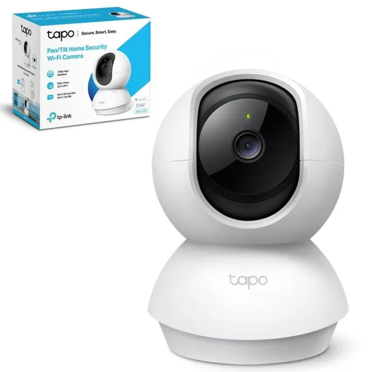 Camara de Seguridad wi-fi 1080p full hd interior giratoria TAPO C200