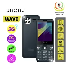UNONU - CELULAR BASICO WAVE 2G PANTALLA 2.4"