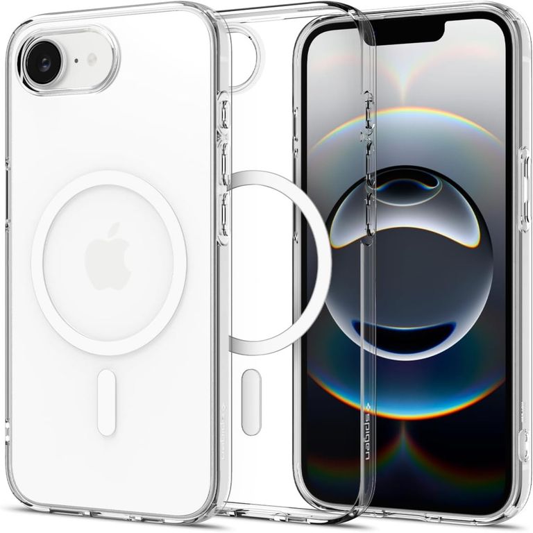 CASE MAGSAFE PARA IPHONE 16E- TRANSPARENTE