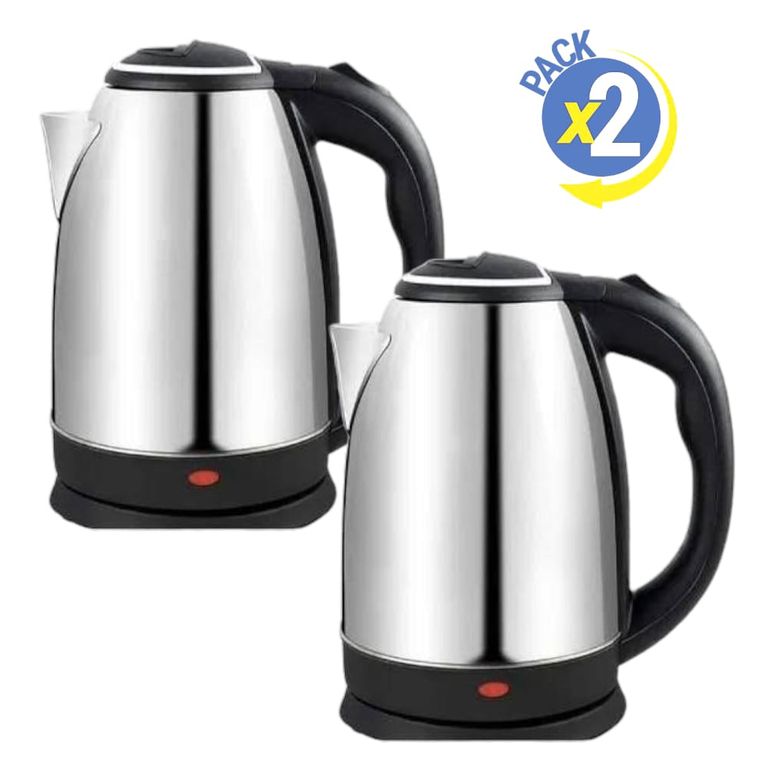 Combo de 2 Hervidores Eléctricos 2L con Corte Automático de Seguridad