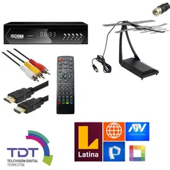 OEM - Kit Receptor de Señal Digital ISDB-T + Antena HD Incluida