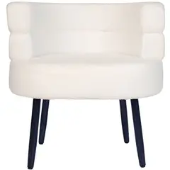 BUCKINGHAM - Silla Butaca Nordic Ram Blanca