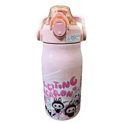 GENERICO - Vaso Térmico 1200ml con Diseño de Labubu y Asa Portátil