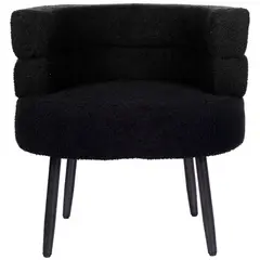 BUCKINGHAM - Silla Butaca Nordic Ram Negro