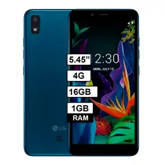 LG - Celular K20 - 1GB RAM - 16GB Color Azul