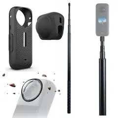 GENERICO - Kit Proteccion Para Insta360 X4 + SELFIE INVISBLE
