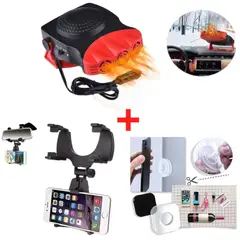 OEM - TRIPACK para Auto Calefactor + Soporte + Nano Gel Adhesivo